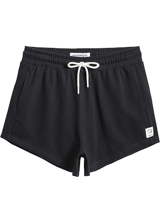 Pantaloni de trening scurti pentru femei MaaMgic, bumbac, negru, XL INTL