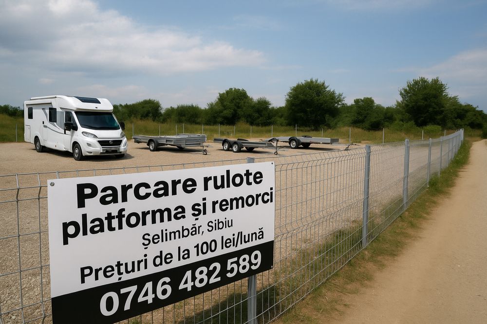 Parcare rulote, platforme și remorci Șelimbăr, Sibiu Sibiu