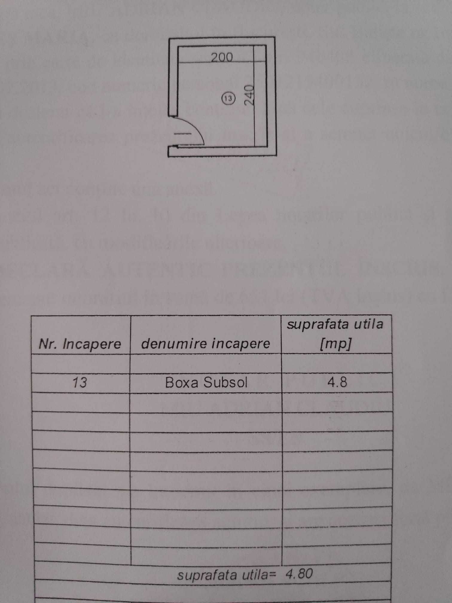 Boxa Spatiu de depozitare 5 m patrati, strada Batistei, Universitate Bucure