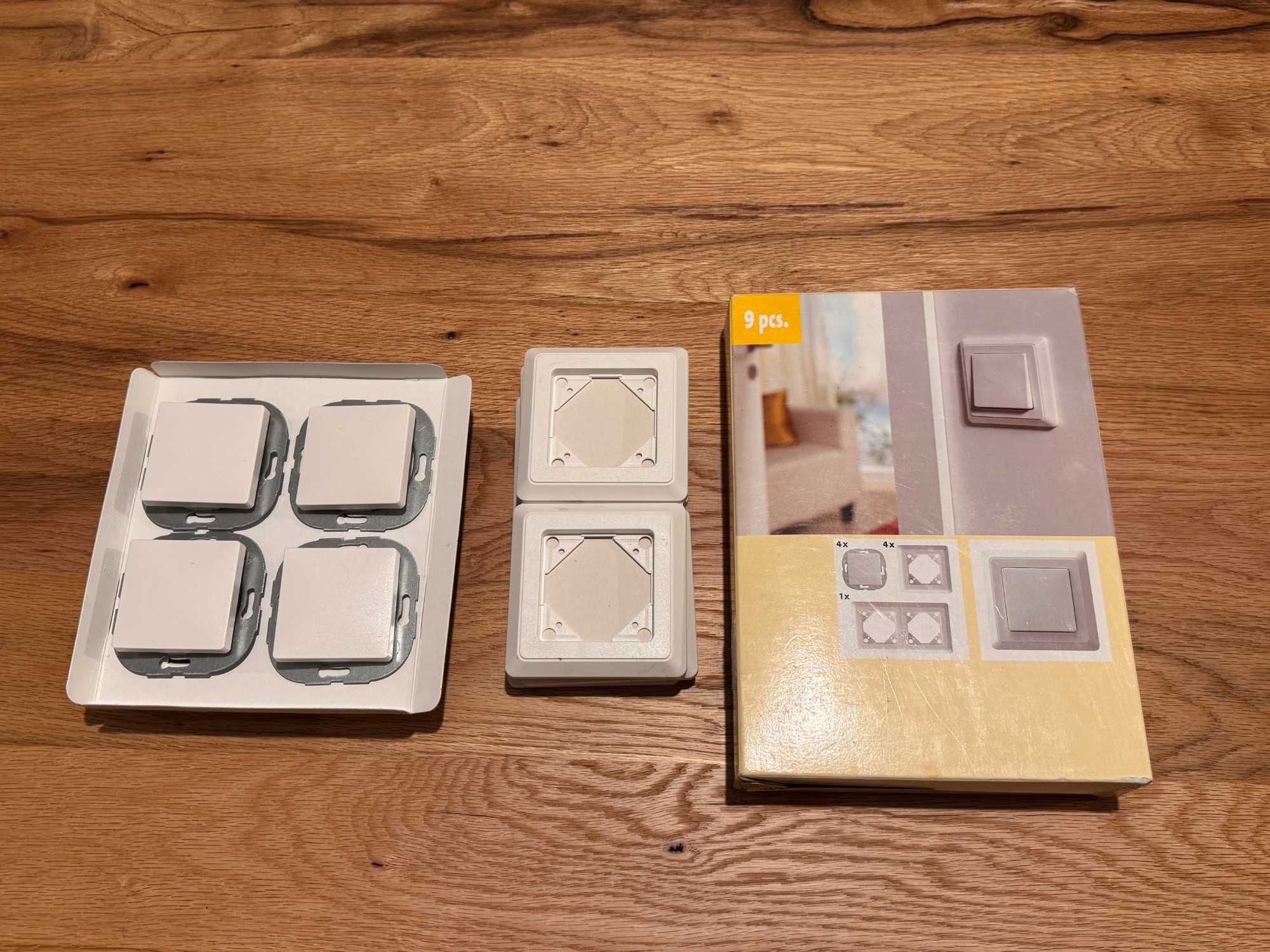 Intrerupator simplu, incastrat, rama inclusa, ALB - 12 buc Targu-Mures