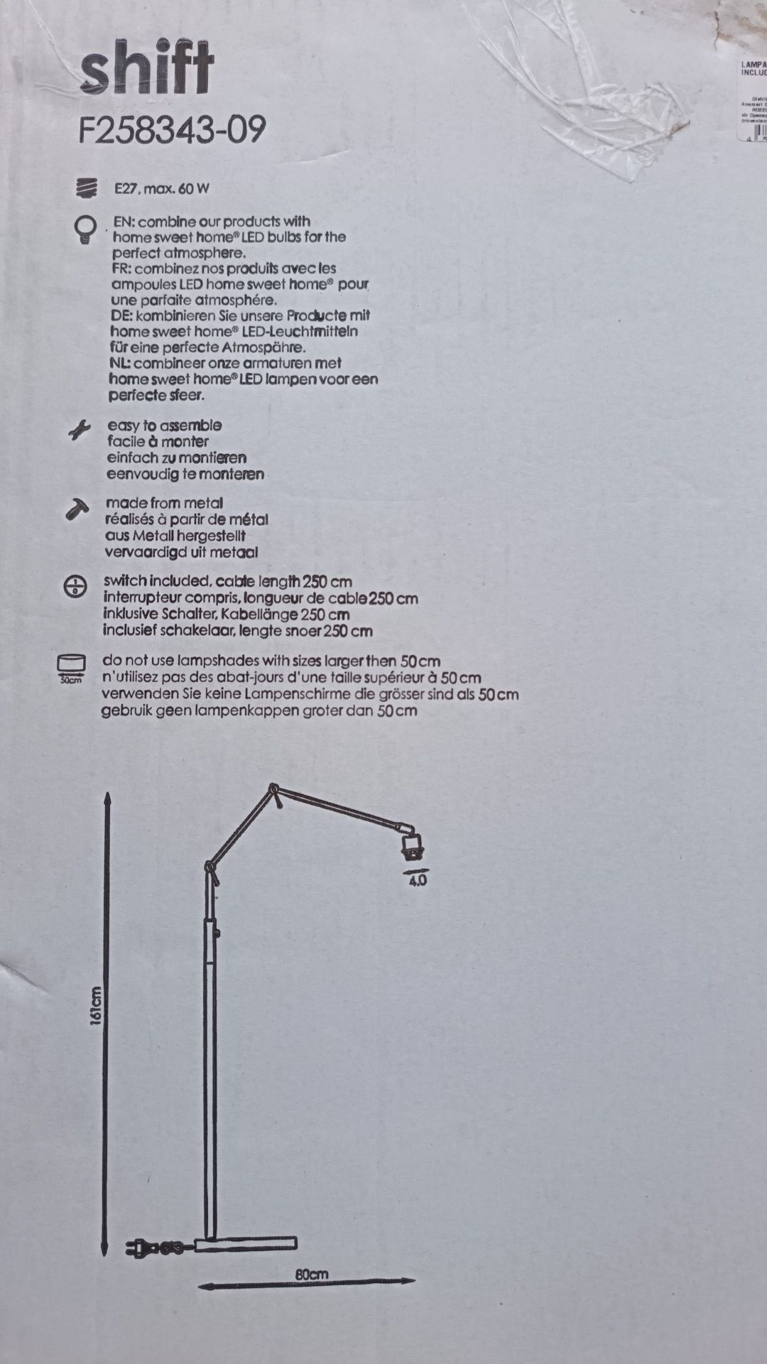 Lampa de podea noua Vaslui