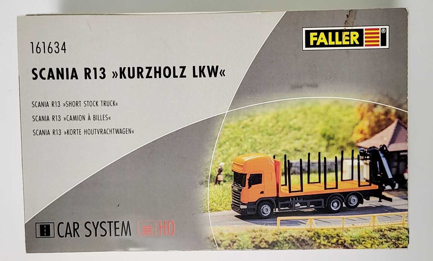 Macheta Faller Car System camion Scania R13 transport lemne H0 1 87 Drobeta