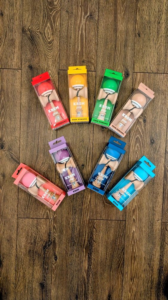 Kendama Krom Pop Sticky/Rubber - diverse culori Timisoara